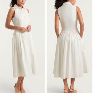 Cinq à Sept White Midi Dress